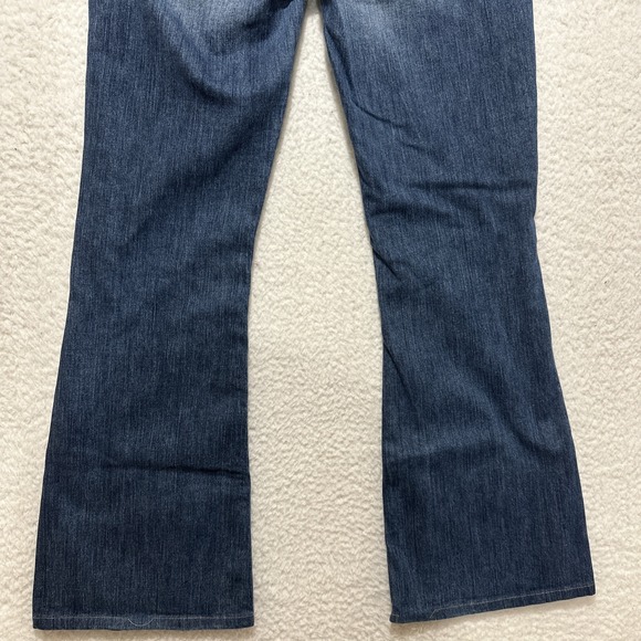 Silver Eden Boot Cut Distressed Medium Wash Embroidered Denim Size 32 - Picture 9 of 13